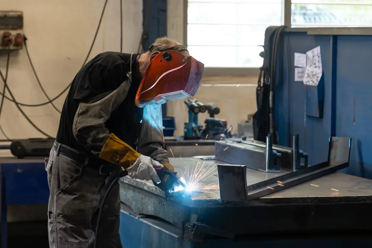 Welding on the shop floor
